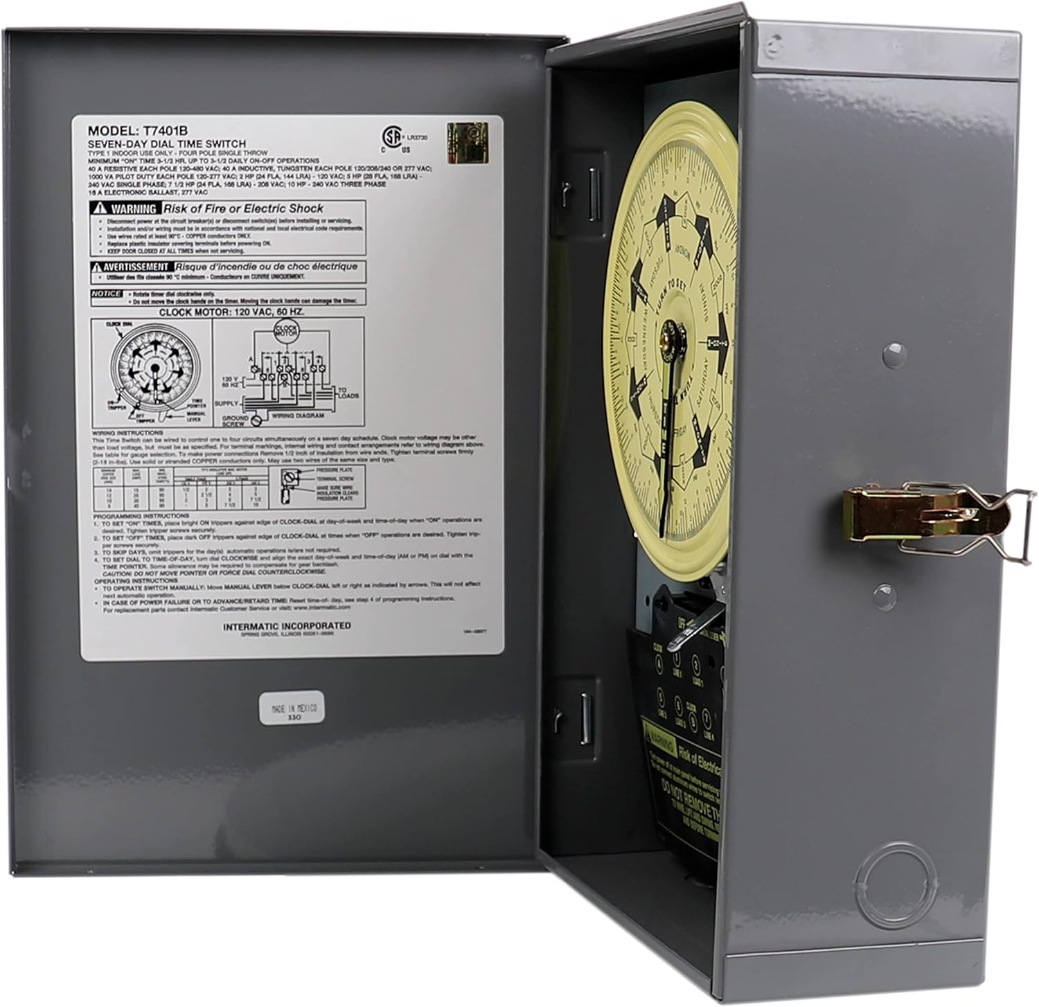 INTERMATIC Intermatic T7401B Mechanical Time Switch for Efficient Energy Management