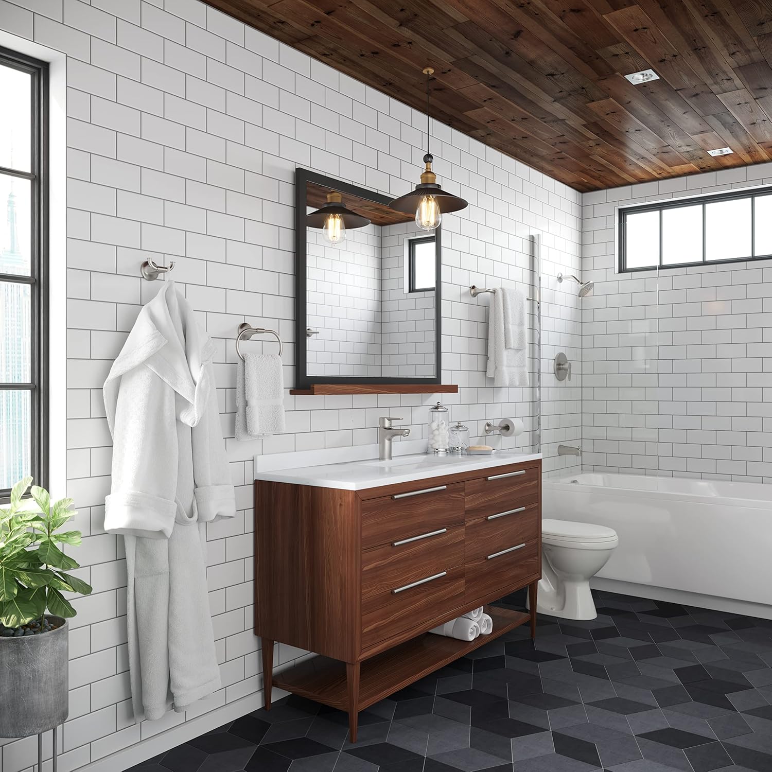 PFISTER Pfister R89-070K Pfirst Modern Tub and Shower Trim Without Shower Head (Valve Sold Separately) Single Handle