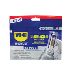 WD-40 Specialist 300882 Degreaser and Cleaner EZ-PODS, Customizable Industrial-Strength Concentrate, Multi-Surface Cleaning Solution, 6-Pack of 5-Count, 30 PODS Total