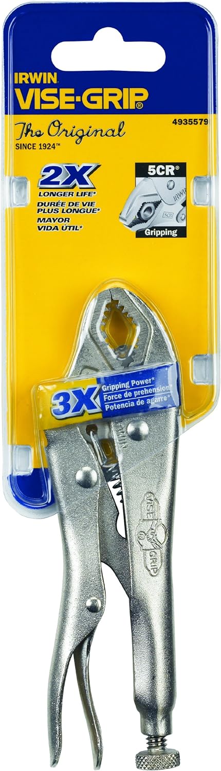 IRWIN IRWIN 4935579 VISE-GRIP Locking Pliers Original Curved Jaw 5-inch