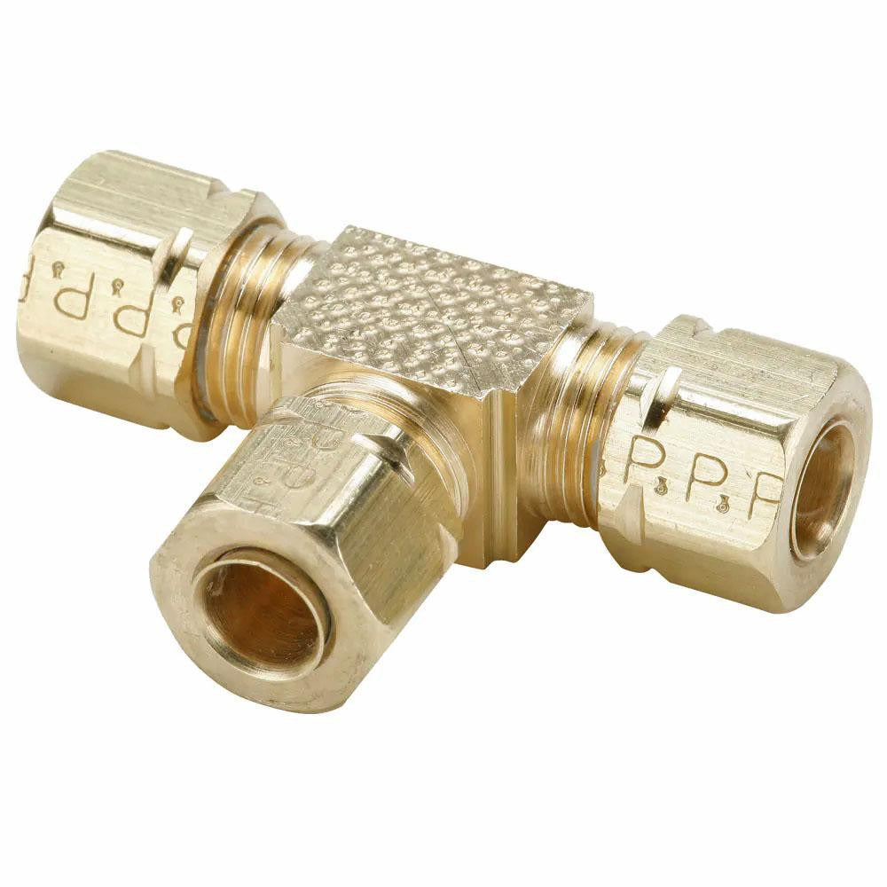 PARKER Parker 264CA-3 Brass Compression Tee Fitting 1900 Psi