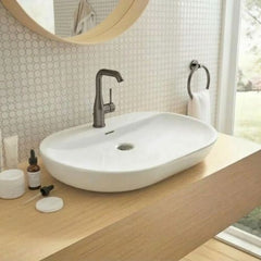 GROHE Grohe 23486a0a Essence Single-handle Bathroom Faucet 1.2 Gpm L-size Swivel Spout Hard Graphite Solid Brass Deck Mount