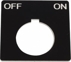 SCHNEIDER ELECTRIC Schneider Electric 9001KN144BP Legend Plate Off-on 30mm