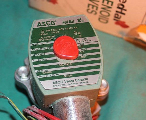 ASCO 8214G20-208V STOP & SHUT OFF VALVES