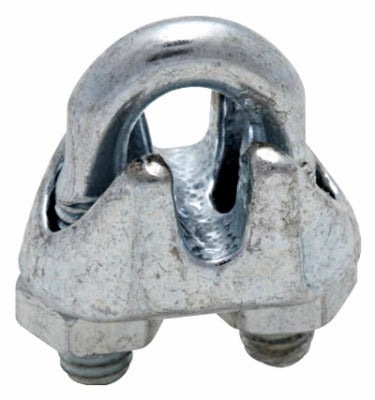 NATIONAL HARDWARE National Mfg N830-313 Wire Cable Clamp 3/16 in Ss 12 Pack