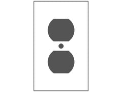 MULBERRY METAL PRODUCTS Mulberry Metal Products 86822 Deep Wallplate 1-Gang 3/8 in D