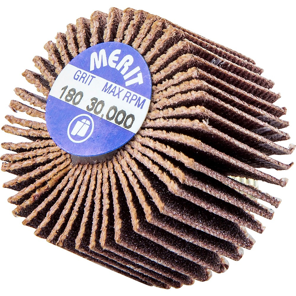 MERIT Merit Abrasives 08834131004 Mounted Flap Wheel 180 Grit