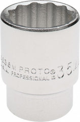 PROTO Proto J5535M 35mm 12-point 3/4 Drive Hand Socket