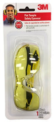 3M 3M 47013H1-DC Safety Glasses Black Amber 6 Pack