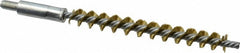 SCHAEFER BRUSH Schaefer Brush 93607 Tube Brush 7/16 in Brass Bristles