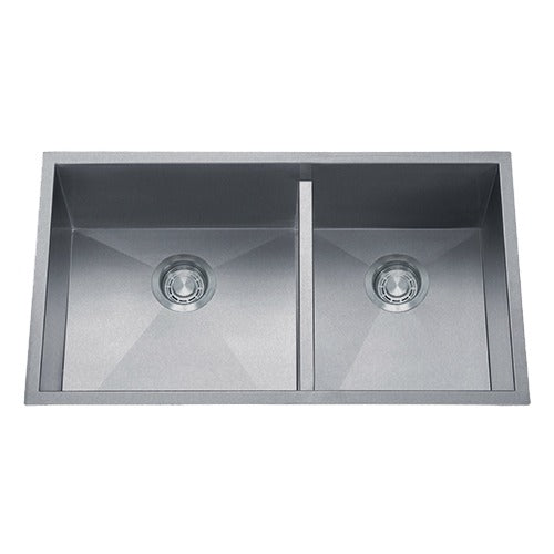 DAKOTA Dakota Plumbing DSZ-6040LDSV Zoria 6040LD Undermount Sink Silver