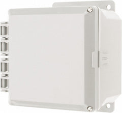 THOMAS & BETTS Thomas Betts NJ664 Polycarbonate Enclosure 6x6x4 Nema 4X