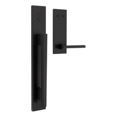 KWIKSET Kwikset 819CRHXHFLSQF-514 Dummy Exterior Handleset Matte Black