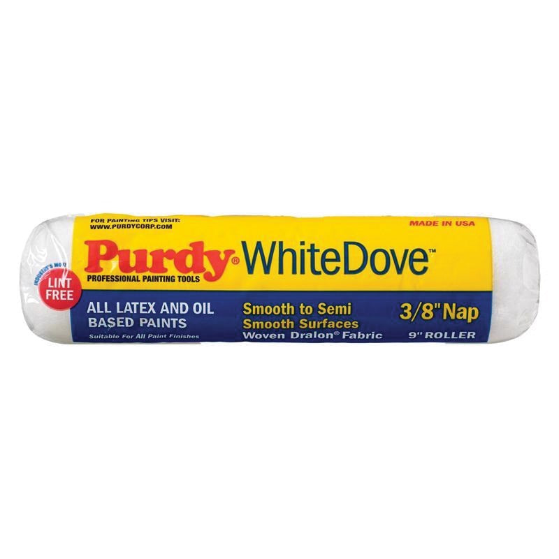 PURDY Purdy 144670092 White Dove High Density Woven 3/8 in Nap Cover One Size