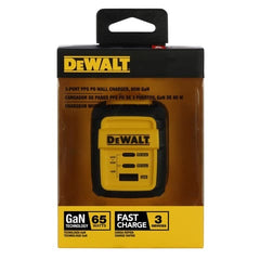 DEWALT Dewalt 131 0869 DW2 3-Port GaN Wall Charger 65W (1 Pack)