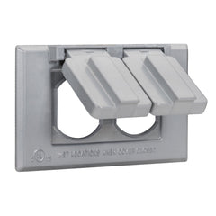 SOUTHWIRE Southwire WCH1DUP-UPC Weatherproof Duplex Cover with Spring Loaded Lid (1-Gang Horizontal)