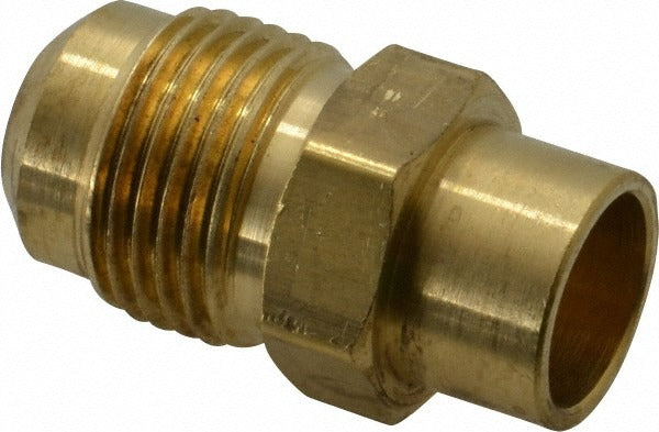 PARKER Parker 43F-8-8 Brass Flare to Solder Fitting 1/2 in Od