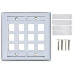 BELDEN Belden Inc. AX102012 6-port Stainless Steel Faceplate