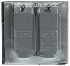 MULBERRY METAL PRODUCTS Mulberry Metal Products 30458 Weatherproof duplex receptacle cover (2-gang) (fka R-DOT 2CCD)