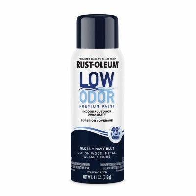 RUST-OLEUM Rust-oleum 388271 Low Odor Spray Paint Navy Blue 11 Oz