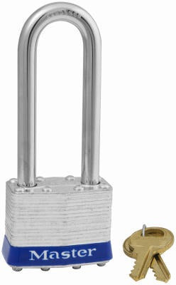 MASTER LOCK Master Lock Co 1DLJ Laminated Padlock Long Shackle