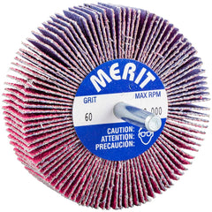 MERIT Merit Abrasives 69957339714 Mounted Flap Wheel 60 Grit