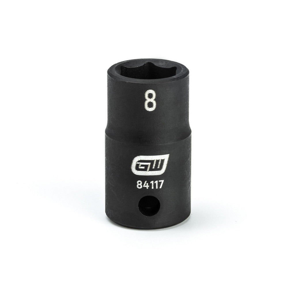 GEARWRENCH Gearwrench 84117 1/4 in Drive 8mm Impact Socket 6-point