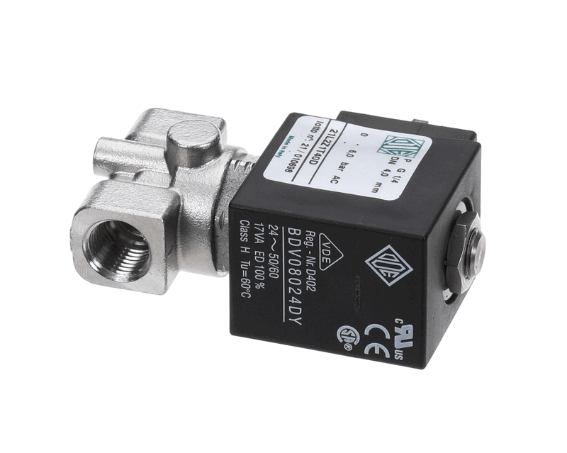 MEIKO Meiko 9726365 Solenoid Valve, Water, 24 Volt (2 x 1.5 x 2 in) MEI9726365