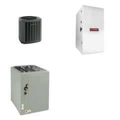 TRANE TRANE 42000 BTU R-454B 15 SEER2 Central Split System (Heat Pump + Furnace + Coil)