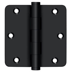 DELTANA Deltana DSB35R419-R Radius Corner Hinge Black Finish