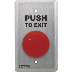 CAMDEN DOOR CONTROLS Camden Door Controls Inc. CM-450R/7 Mushroom Push Button
