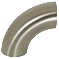 DIXON VALVE & COUPLING Dixon Valve and Coupling B2WCL-R400P Sanitary Polished Weld Short Elbow (4.00 inch Tube OD / 90 Degree)