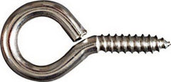 NATIONAL HARDWARE N220-442 Ss Large Screw Eyes 150 Lb Cap 20-pack
