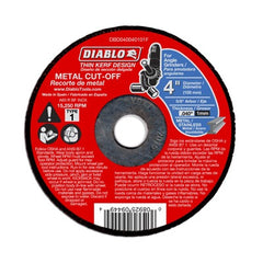 DIABLO Freud DBD040040101F Metal Cut-off Disc 4in 25 Pack