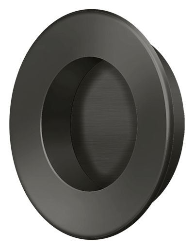 DELTANA Deltana FP178U10B Round Flush Pull Oil Rubbed Bronze