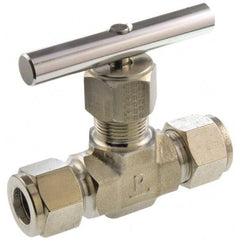 PARKER Parker 8A-V8LN-SS Needle Valve 1/2 in Compression Ss 5000 Psi