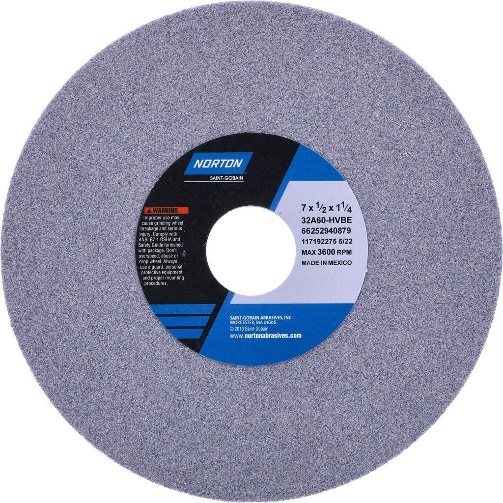 NORTON Norton 66252940879 Surface Grinding Wheel 7in 60 Grit