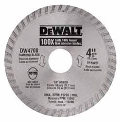 DEWALT Dewalt Accessories DW4724 4 in Masonry Diamond Blade