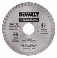 DEWALT Dewalt Accessories DW4724 4 in Masonry Diamond Blade