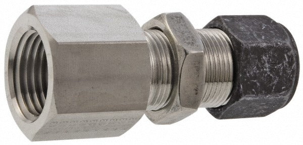 PARKER Parker 8-8 GH2BZ-SS Bulkhead Female Connector 1/2 in