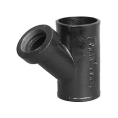 CHARLOTTE PIPE Charlotte Pipe 00299 cast iron no hub tapped wye (4 inches x 2 inches)