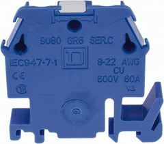 SCHNEIDER ELECTRIC Square D 9080GRL6 Din Rail Terminal Block 600V 60A
