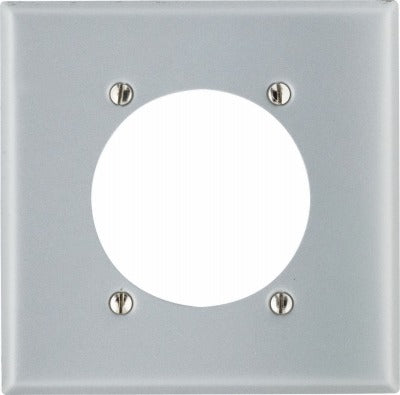 LEVITON Leviton Mfg Co 005-0S701-0GY 2-gang Range Dryer Wall Plate