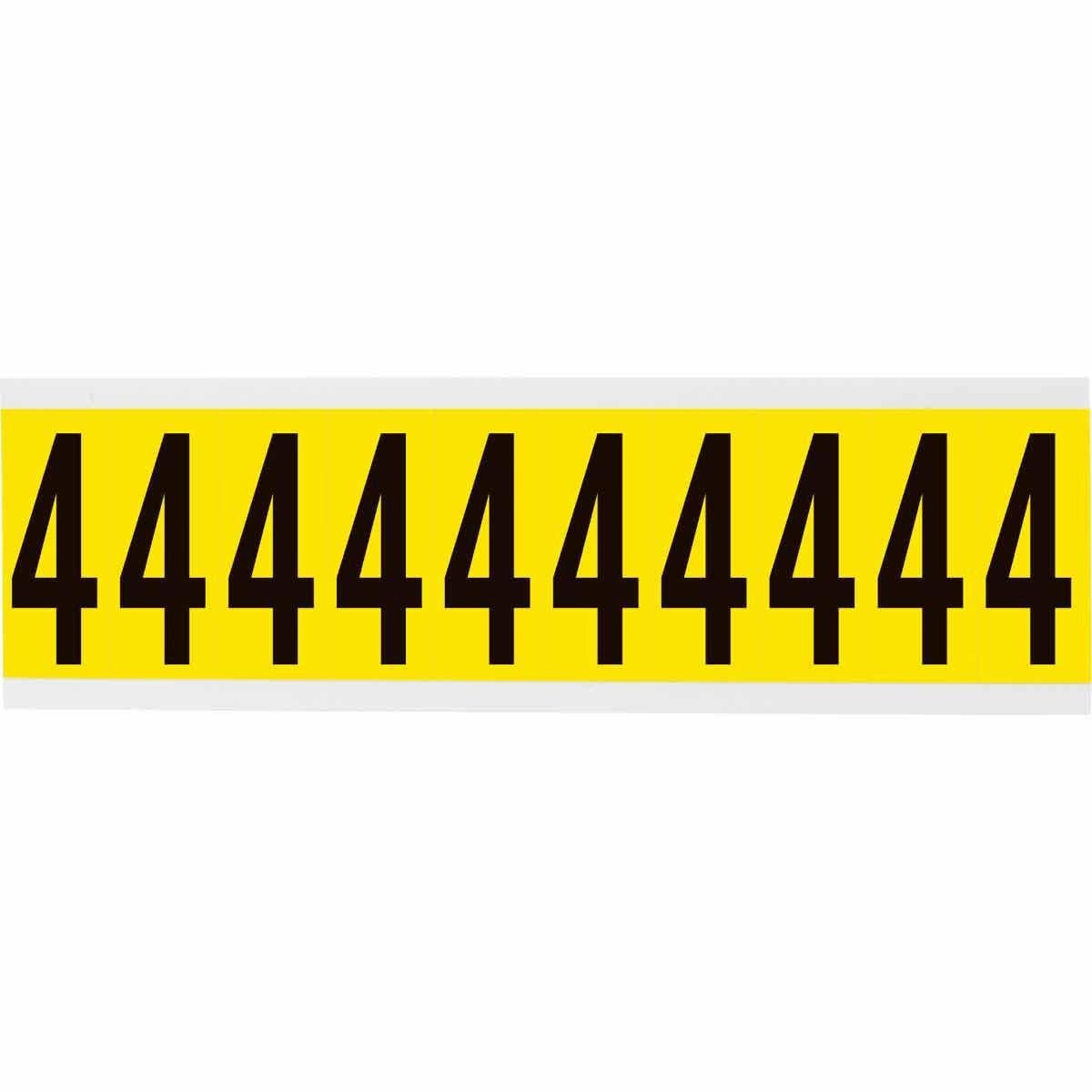 BRADY Brady 3440-4 Number Label (2 in / Card of 10)