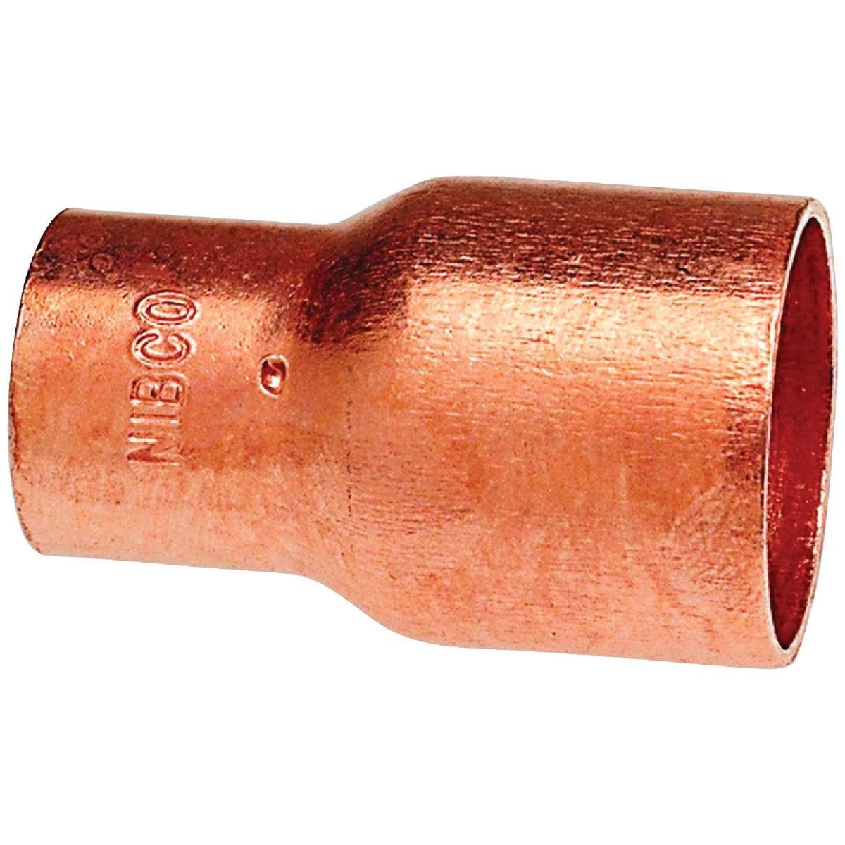 NIBCO Nibco W00765D 3/4 in x 1/2 in Reducing Copper Coupling with Stop (Each)