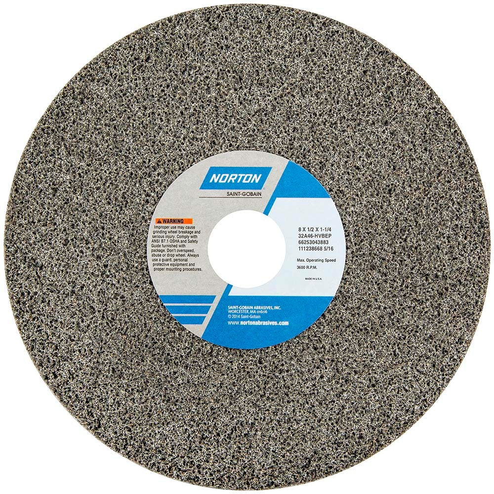 NORTON Norton 66253043887 Surface Grinding Wheel 8in 60 Grit