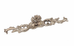 SCHAUB Schaub 817-MSL French Court Cabinet Knob Monticello Silver