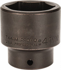PROTO Proto J7441M Impact Socket 1/2 in Drive 41mm 6-point