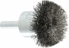 WEILER Weiler 90302 End Brush 1-1/2 in Crimped Steel Wire 20000 Rpm