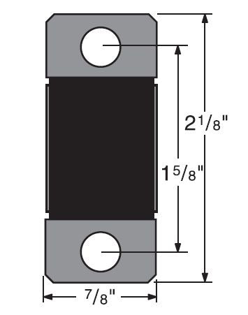 KWIKSET Kwikset 83288-001 Metal Dust Box Full Lip Strike